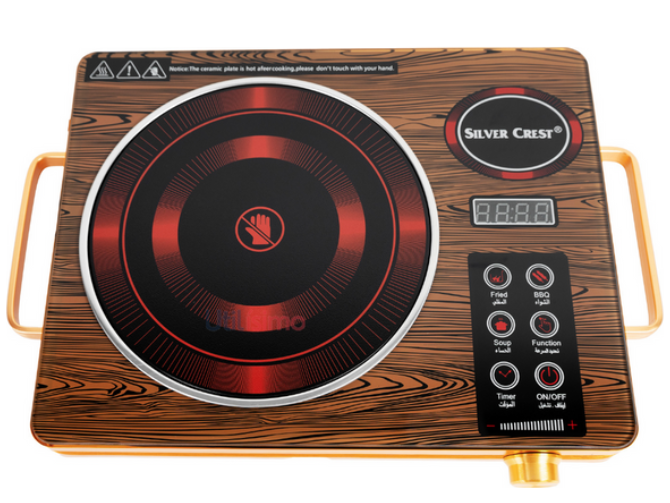 Plita ceramica profesionala inductie 2200W comanda digitala timer control temperatura